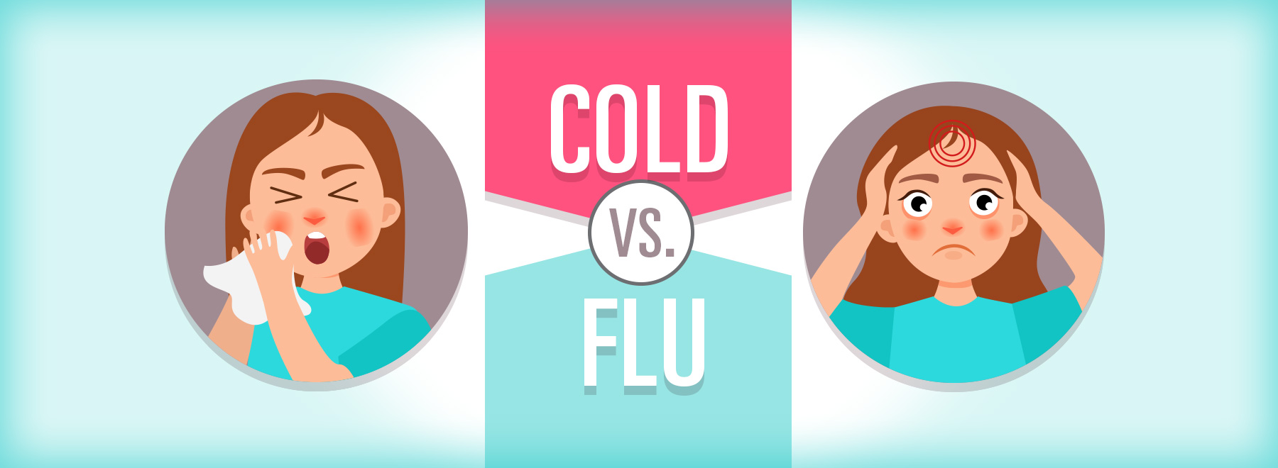 Cold vs flu graphic